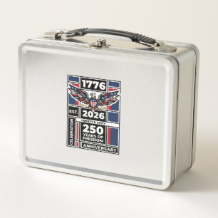 Lunch Box Chemise Vintage Eagle 1776 2026 Typographie Patrio