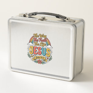Lunch Box Chemise Vintage Jésus Le Chemin Vérité Vie