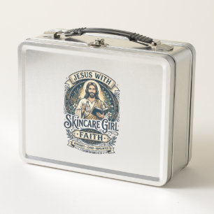 Lunch Box Chemisier Vintage Soins de peau Esthéticienne Jésu