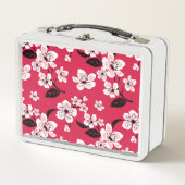 LUNCH BOX CHERRY BLOSSOM - SAKURA (ROUGE) (Devant)