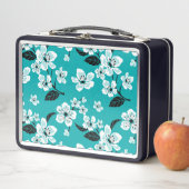 LUNCH BOX CHERRY BLOSSOM - SAKURA (TEAL) (En situation)