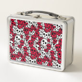 Lunch Box Cherry Gothique Motif de crâne Imprimer (Devant)