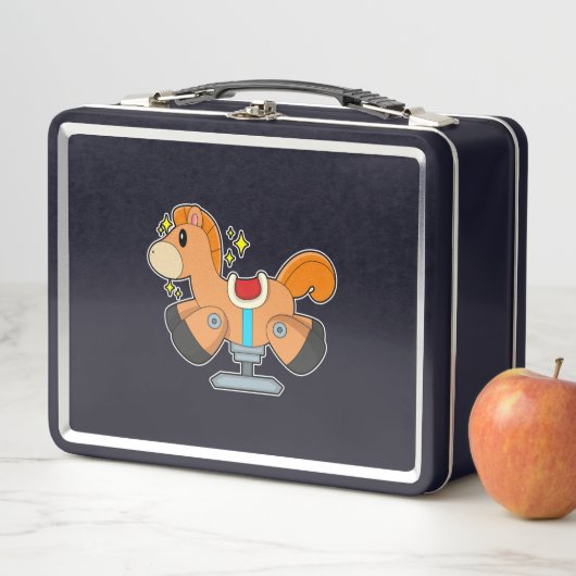 Lunch Box Cheval à roche (En situation)