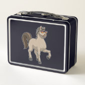 Lunch Box Cheval avec lunettes de soleil (Dos)