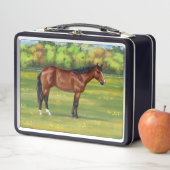 Lunch Box Cheval Brown Bay Quarter (En situation)