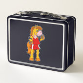 Lunch Box Cheval comme coureur (Dos)