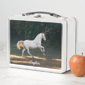 Lunch Box Cheval customisé Photo Équitation équestre (En situation)