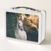 Lunch Box Cheval customisé Photo Équitation équestre (Dos)