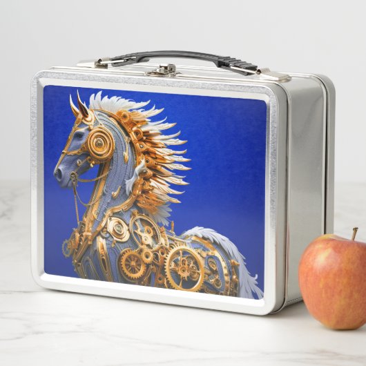 Lunch Box Cheval de vapeur (En situation)