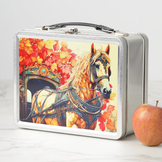 Lunch Box Cheval et transport (En situation)
