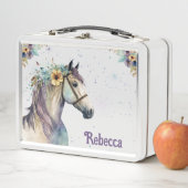 Lunch Box Cheval Fille Magique Avec Parties scintillant Pers (En situation)
