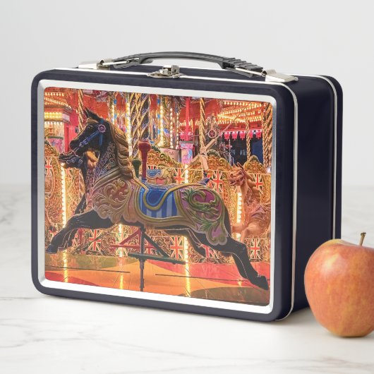 Lunch Box Cheval noir (En situation)