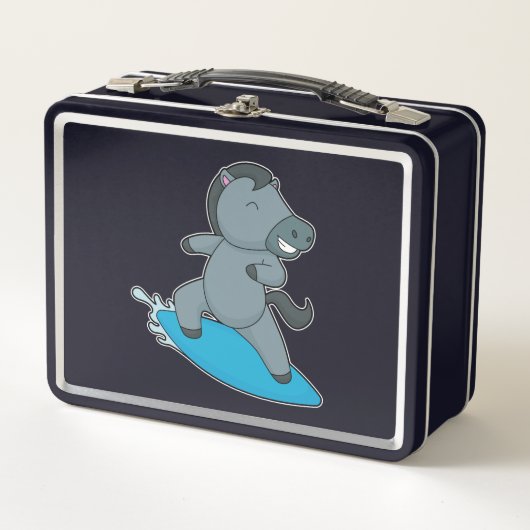 Lunch Box Cheval Surfer Sports nautiques (Devant)