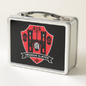 Lunch Box Chevalier Anglais Médiéval Dragon (Dos)