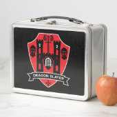 Lunch Box Chevalier Anglais Médiéval Dragon (En situation)