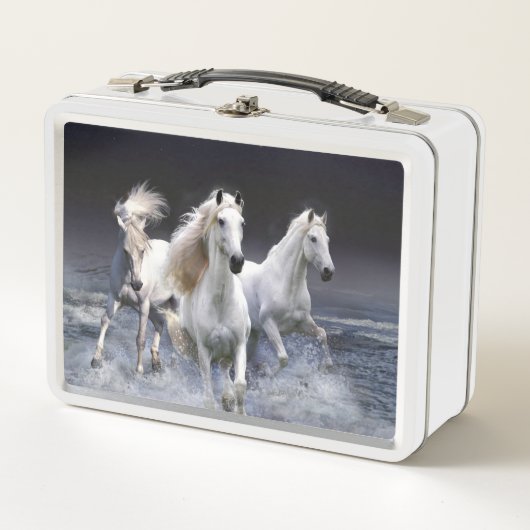 Lunch Box Chevaux à lancer l'oreiller (Devant)