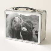 Lunch Box Chevaux de sourire des images | de Getty (Dos)