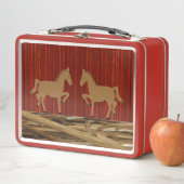 Lunch Box Chevaux rustiques (En situation)