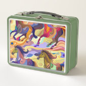 Lunch Box Chevaux sauvages (Devant)