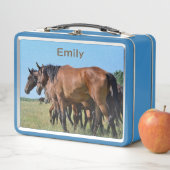 Lunch Box Chevaux sauvages à l'ouest (En situation)