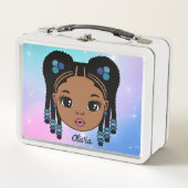 Lunch Box Cheveux tressé personnalisé fille bébé (Devant)