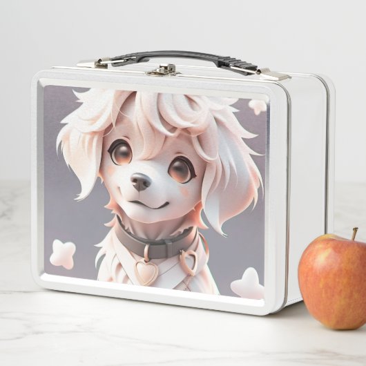 Lunch Box Chibi Golden Retriever Puppy (En situation)