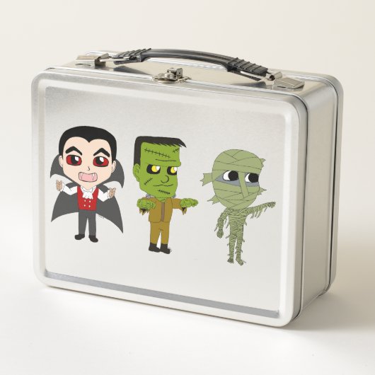 Lunch Box Chibi vampire, monstre et maman (Devant)