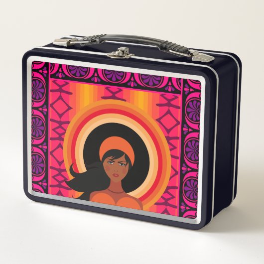 Lunch Box Chic Elegance Girl mignonne (Devant)