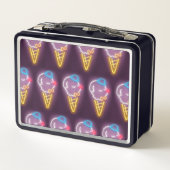 Lunch Box Chien à crème glacée de néon (Dos)