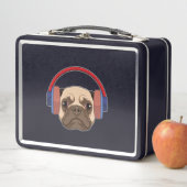 Lunch Box Chien à la musique avec casque (En situation)