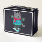 Lunch Box Chien à Patinage sur glace avec patins sur glace e (Dos)