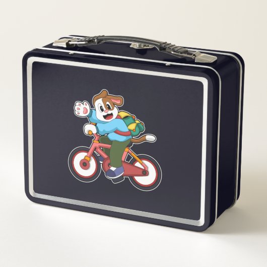 Lunch Box Chien à vélo (Dos)