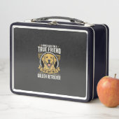 Lunch Box Chien Ami Véritable Golden Retriever (En situation)