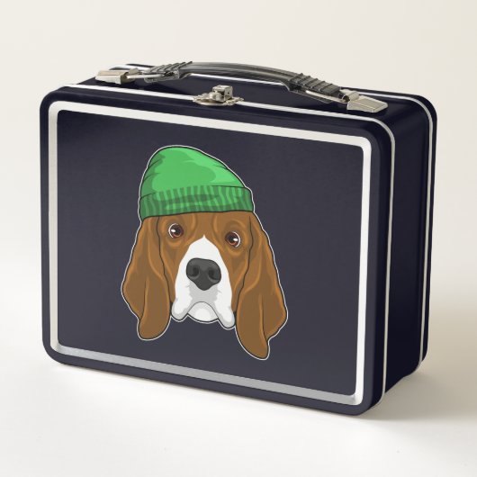 Lunch Box Chien avec Beanie (Devant)