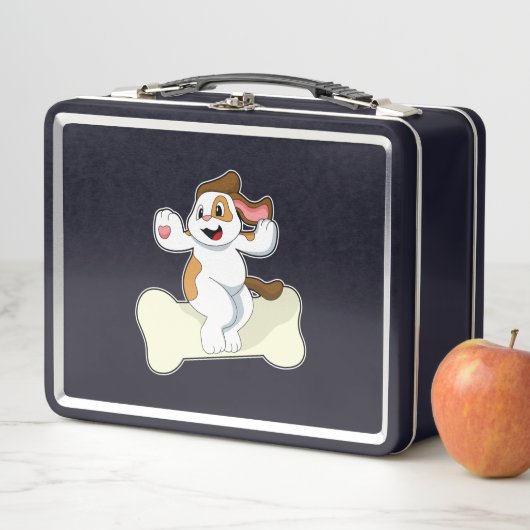 Lunch Box Chien avec os (En situation)
