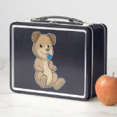 Lunch Box Chien avec Sucreries Sucette (En situation)