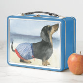 Lunch Box Chien chaud | Chiot Dans Les Troncs De Baignade (En situation)