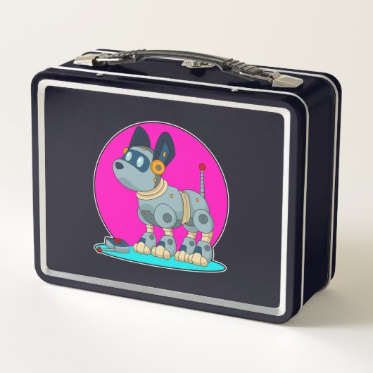 Lunch Box Chien comme robot (Dos)