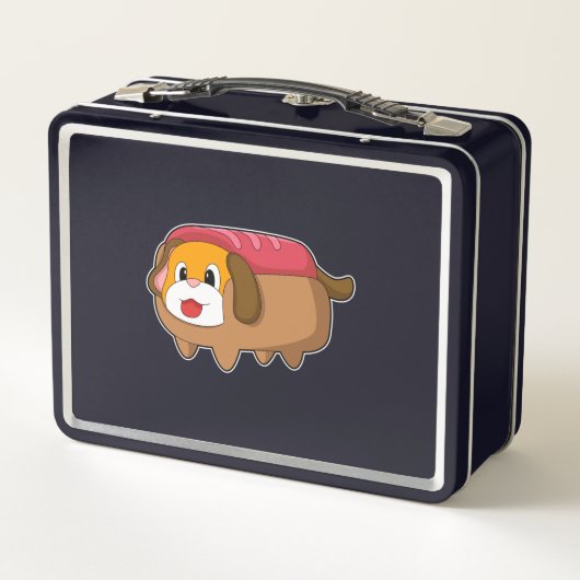 Lunch Box Chien dans Hotdog (Dos)