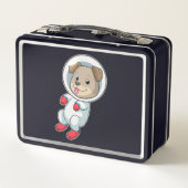 Lunch Box Chien dans l'espace en costume (Dos)
