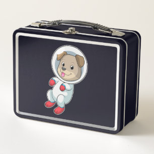 Lunch Box Chien dans l'espace en costume