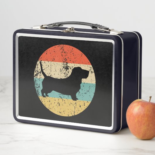 Lunch Box Chien de base vintage (En situation)