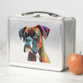 Lunch Box Chien de boîte coloré (En situation)