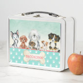 Lunch Box Chien de Chien de Chien Personnalisé (En situation)