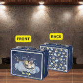 Lunch Box Chien de police mignon sur hélicoptère