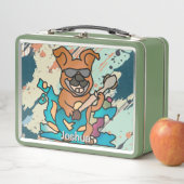 Lunch Box Chien de rue rétro avec guitare | Drôle (En situation)