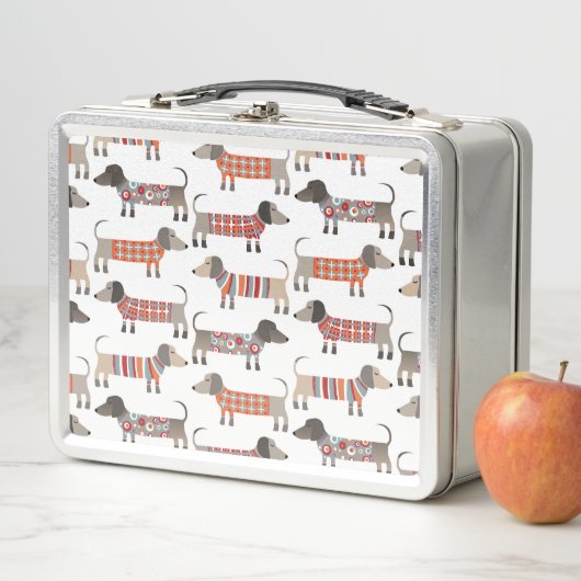 Lunch Box Chien de saucisse Dachshund (En situation)