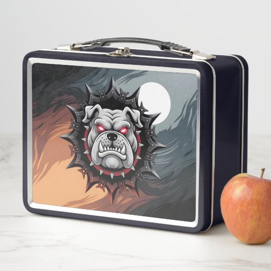 Lunch Box Chien de taureau (En situation)