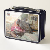 LUNCH BOX CHIEN DE TRAVAIL MILITAIRE AMÉRICAIN (Dos)
