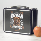 Lunch Box Chien des Héros Urbains (En situation)